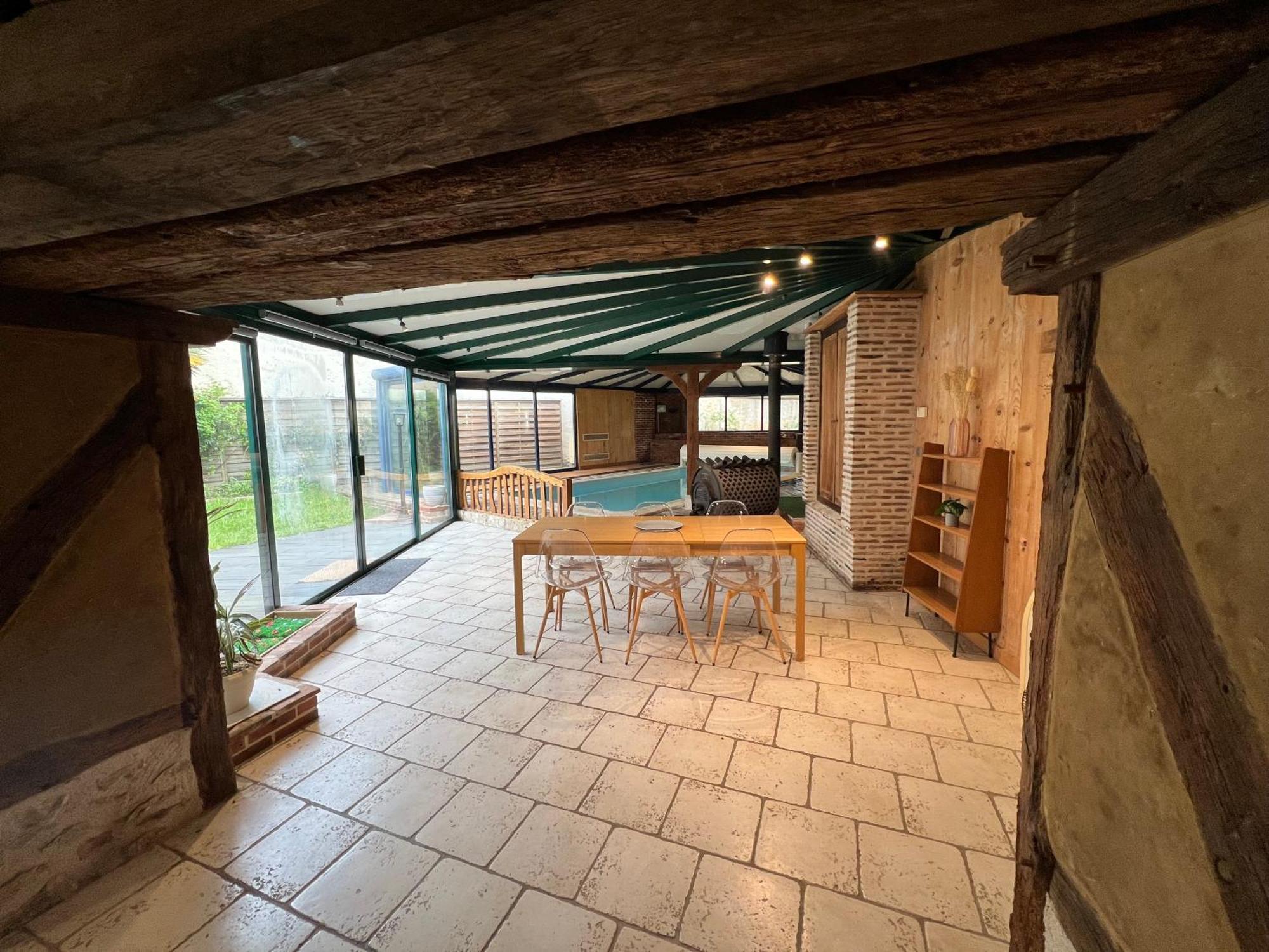 Rigolet Maison En Ville Avec Piscine Interieure Le Controis-en-Sologne 외부 사진